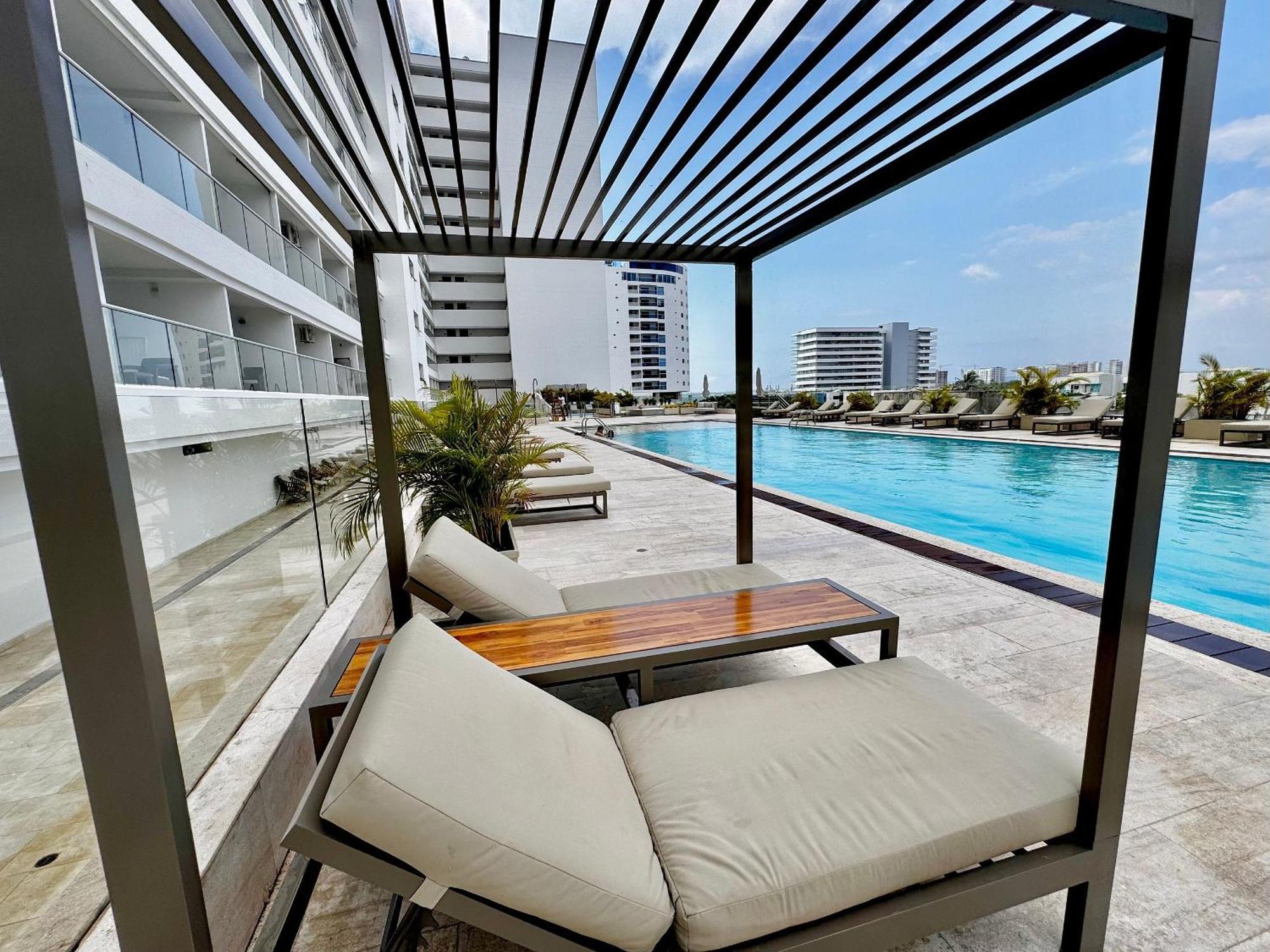 Loft Vistas Mar. Crespo Piscina Y Jacuzzi Apartamento Cartagena